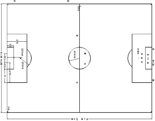 足球场地标准尺寸图如何打造一个完美的足球比赛场地？
