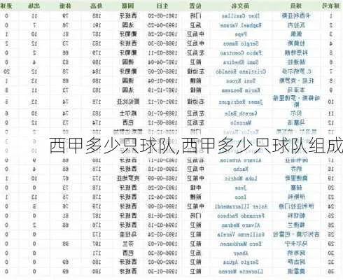 西甲联赛赛球队名单百度百科 西甲参赛球队-第2张图片-www.211178.com_果博福布斯