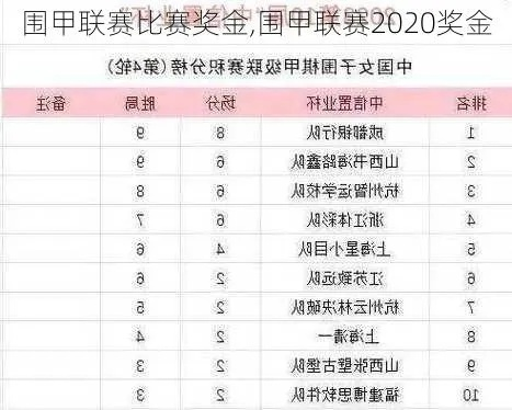 国内业余围棋比赛奖金有哪些发放方式？-第2张图片-www.211178.com_果博福布斯